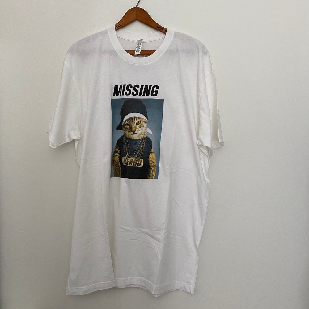 2016 KEANU MOVIE T-SHIRT KEY AND PEELE MOVIE PROMO SIZE XL